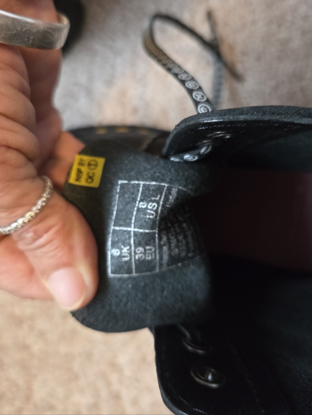 NEW!! Dr Martens Sinclair LAZY OAF HAPPY SAD Platform Boots. Size 8 MAKE OFFER! - Picture 10 of 11